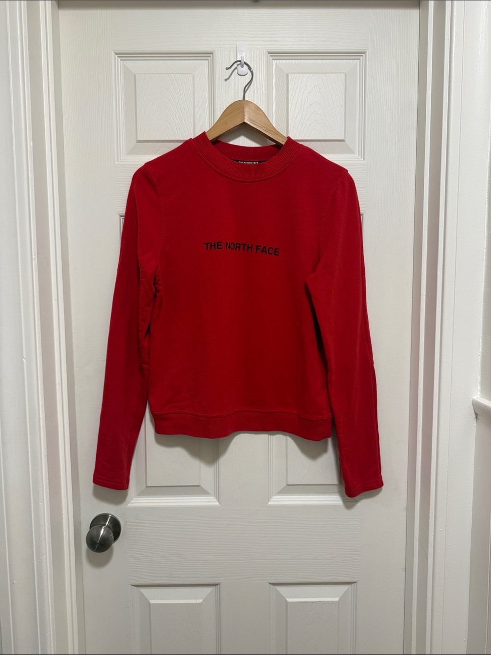 The North Face Red Crew Sweatshirt women’s M